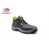China Embossed Action Leather Upper Low Top Steel Toe Shoes With Pu Outsole S1P Standard wholesale