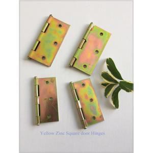 China Zinc Plated Heavy Duty Door Hinges Wooden Packing Yellow Color 6 Pair supplier