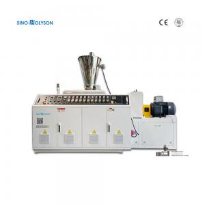 China 37kw PVC Rain Gutter Profile Extrusion Line Making Machine 42 Rpm supplier