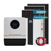 China Factory 3000W 3KW Solar Kits Off Grid Pure Sine Wave Hybrid Solar System on sale