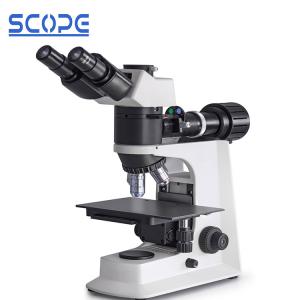China Large Stage Upright Metallurgical Microscope , Inverted Metallurgical Microscope supplier