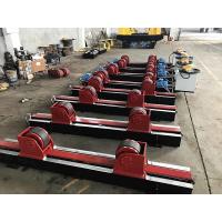 China Lead Screw Adjustment Tank Turning Rolls , Digital Speed Display Pipe Welding Stands on sale