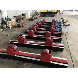 China Lead Screw Adjustment Tank Turning Rolls , Digital Speed Display Pipe Welding Stands supplier