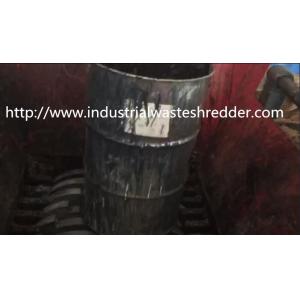 Industrial Metal Drum Shredder Machine Custom Output For Hollow Containers