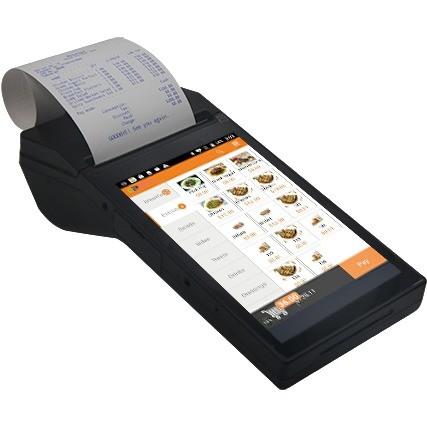 2G DDR3 Memory MT6580 Quad Core A7 1.3G 7-Inch Android Handheld Cash Register Pos Machine With 80mm Printer