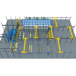 Circle Type Professional Hot Dip Galvanizing Equipment For Galvanizing Steel Parts