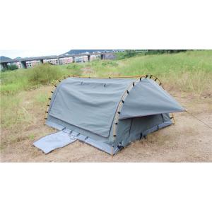 China 4WD Swag 1 Person Canvas Tent Fire Prevention Fabric Material For Outdoor Entertainment supplier