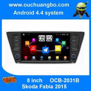 Ouchuangbo car gps navigation dvd player Skoda Fabia 2015 support car multimedia stereo android 4.4 system
