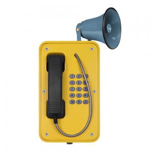 China Rugged Outdoor SIP Phone Aluminum Alloy Die Casting Body With Broadcast supplier