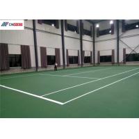 China ITF Indoor Tennis Court Flooring , Green Tennis Court Synthetic Flooring on sale