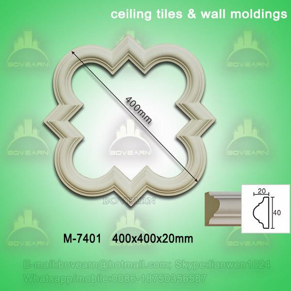 New style decorative PU ceiling tiles/wall mouldings