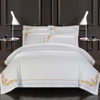 China 60S Fabric Density Hotel Comforter Sets King Size Luxury Bed Covers Duvet Bedding Set on sale
