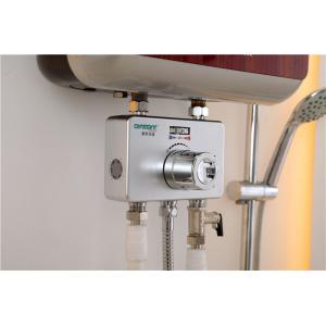 Brass Thermostatic Shower Mixer Valve Bathroom Electronic Water Heater Power Saving
