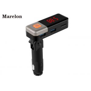 China Hands - Free Automotive Bluetooth Car Charger MP3 Player With AUX Line Out supplier