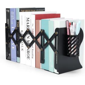 Metal Bookends for Shelves in the Bedroom Keep Your Books Upright and Organized