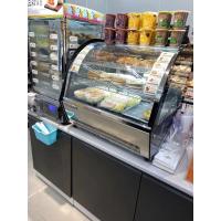 China Pastry And Fried Food Display Case With Curved Glass Easy Cleaning on sale