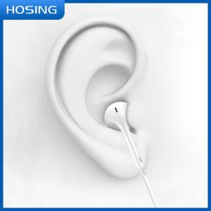 China ABS TPE Dynamic Super Bass White 1.2m E02 Wired Earphone supplier