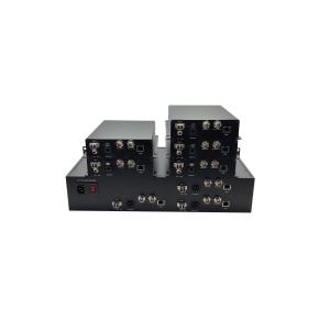 China 12G SDI Over Single Mode Fiber Transmitter and Receiver Extender Kits With XLR Audio and Ethernet wholesale