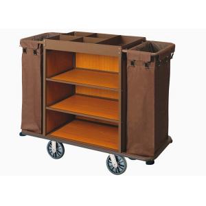 China Hotel Trolley Room Service Equipments Multi Styles Optional 6 Inch PVC / PPR Wheels supplier