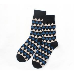 Winter Thick Knitting Mens Crew Socks , Cotton Socks For Men Sweat Absorbent