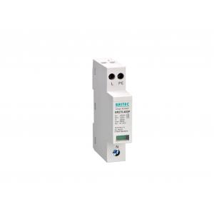 Single Phase Type 2 And Type 3 AC Surge Arrester With Fault Indication Narrow Size
