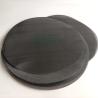 China Single Layer 10-80 mesh Black Wire Mesh Filter Discs For Rubber Oil Industry wholesale