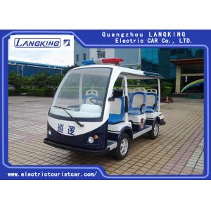 China Customized Design Electric Police Patrol Car , Golf Electric Cart Four Wheel supplier