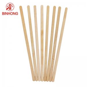 Birch Nature Color 114mm Wooden Mixing Sticks