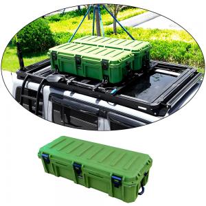 High Strength LLDPE Plastic Roto-molded 110 Liters Rectangle Tool Box for Car Roof Rack