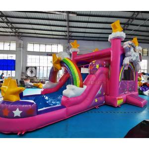 Inflatable Unicorn Waterslide Castle Combo Bounce House