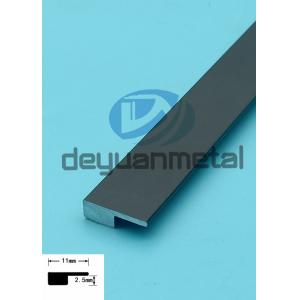 2.5mm Protective 6463 Aluminum T Profiles Wall Panel Ceiling Tile Decoration Edge Holding