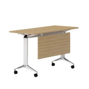 China 55 Inch Training Room Table Stackable Movable Training Table 25mm Thickness supplier