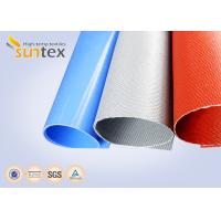 China Suntex Woven Thermal Insulation Cloth High Silica Coated With Red Silicone Rubber on sale