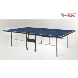 China Recreation Folding Table Tennis Table Leg Round Tube With Bats Container supplier