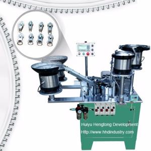 China Auto Lock Zipper Slider Making Machine 4000-5000pcs/H 1 Phase 220V wholesale