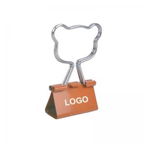 Creative Cute Shaped Handle Long Tail Clip Metal Tickey Clip Logo Customized