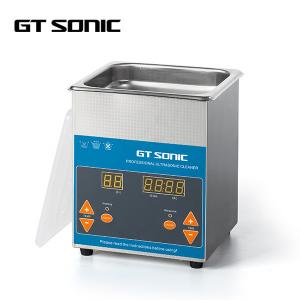 China Table Top Eyeglasses Small Ultrasonic Cleaner With Drainage And Cool Fan supplier