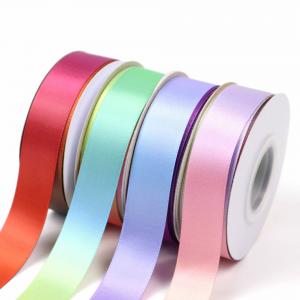 Color Gradual Chang Polyester Ribbon 25mm Hot Transfer Printing