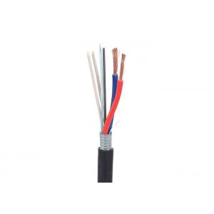 High Speed Transmission 10.2mm Hybrid Optical Fiber Cable ,  8 Core Hybrid Power Cable