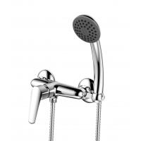 China Single Handle Shower Mixer Faucet Wall Mounted Brass Chrome Shower Set on sale