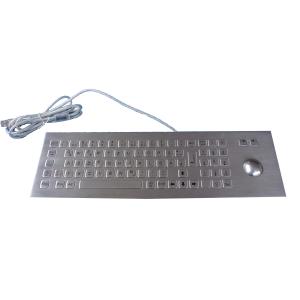 0.45mm flat keys metal keyboard with laser trackball with 1200 DPI resolution