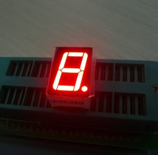 Ultra red 14.2mm Single Digit 7 Segment Led Display common anode For Digital