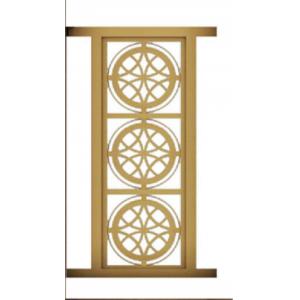 Solid Brass Casting Screens , Brass Decorative Partition Wall Spot