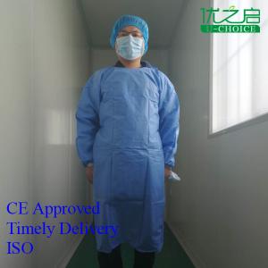 Waterproof Disposable Hooded Coveralls , Non Poisonous Disposable Work Suits