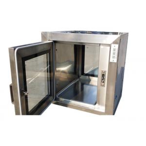 Sterile Electronic Interlock Cleanroom Pass Box In Class 100 Clean Rooms