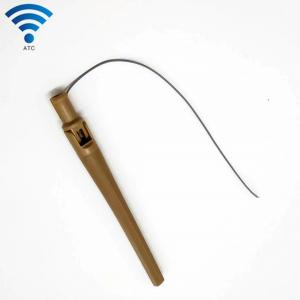China Copper Color Omni WIFI Antenna 2dBi Dual Band 2.4Ghz With RP-SMA Male Connector supplier