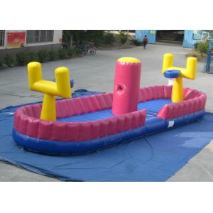 Colourful Inflatable Toddler Playground , Inflatable Playground Competitive basketball shooting 11.2 X 3 X 3m