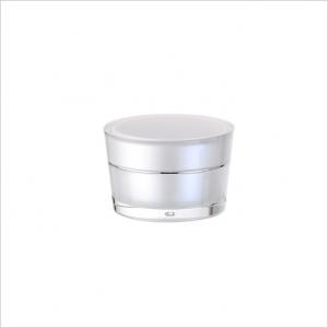 Double Layer Jar Face Cream Plastic Empty Face Cream Jars 100g