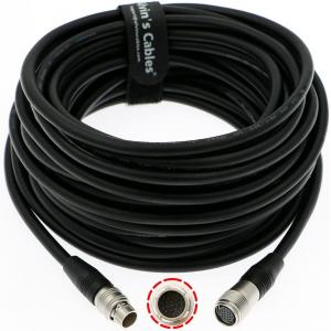 China Alvin’S Cables Hirose 20 Pin Male To Female Extension Cable For Canon CN-E18-80mm Lens To FPD-400D| ZSG-C10| ZSD-300D Co supplier