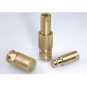 China Nitto Interchange Flush Face Hydraulic Quick Couplers , LSQ-PTR Flat Face Couplers Chrome Six supplier